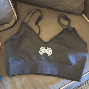 Darcsport Everson Seamless Sports Bra Wolf Gray Sz L